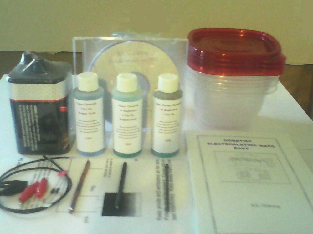 Near Chrome Plating Kit, Stainless Steel Finish, Plate Chrome, Nickel, Copper