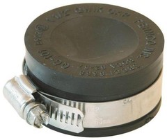 NEW FERNCO PQC-102 DWV PVC 2″ RUBBER FLEXIBLE PIPE FITTING CAP 6782486