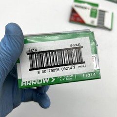 Arrow JT21 Staples 1/4″ 6mm #214 Universal Fit JT-21/JT21CM 10pks/10000 Total