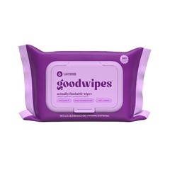Flushable Wet Wipes Lavender Scented Personal Hygiene Moist Tissues 3 Pack 150