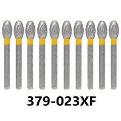Dental Diamond Burs FG Egg Football 379/023XF Extra Fine Grit High Speed 50Pcs