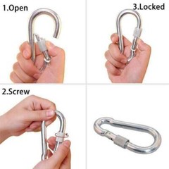 Up to 1800 Lbs Fishing Magnet Kit Pull Force Strong Neodymium + Carabiner+ Rope