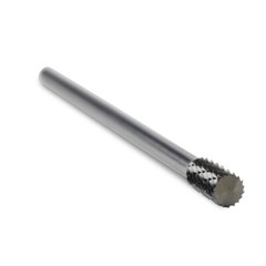 BHA Long Tungsten Carbide Burr Rotary File, Double Cut – 6 inch x 1/4 inch Shank