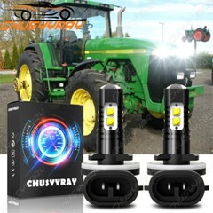 2 SUPER bright LED light bulbs For Deere 8100 8110 8200 8210 8300 8310 8400 8410
