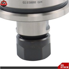 HSK63F-ER16A 70mm Projection Collet Chuck Tool Holder G2.5 30k RPM CNC machine