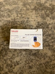 Beurer PO50 Fingertip PULSE OXIMETER, Blood Oxygen Saturation Heart Rate Monitor