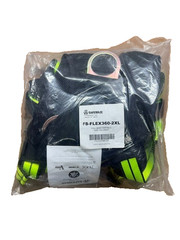 SafeWaze Full Body Construction Harness, Lime Green, Free Floating Waist Pad 2XL
