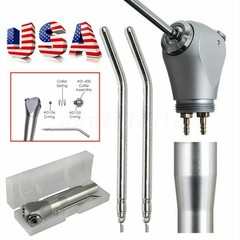 Dental Air Water Syringe Triple 3-Way Spray 2 Nozzle Tips Handpiece Autoclavable