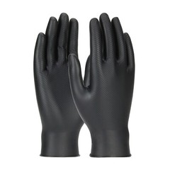 250 pr/ M-Extended Use Ambidextrous Nitrile Glove with Textured Fish Scale Grip
