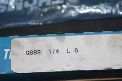 THOMSON QSSS 1/4 L 6 Shaft,STAINLESS Steel,0.250 In D,6 In LOT 6PC NEW