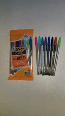 Bic Cristal Xtra Bold Ballpoint Pens 1.6mm 5 packages of 8-Count Assorted Colors