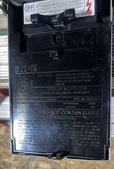 (QTY 2) Eaton DPU222R Non Fusible Pullout AC Disconnect Outdoor Steel Enclosure