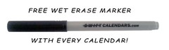 24×36 Erasable Blank Undated Annual Yearly Wall Calendar Home School Planner