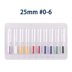 10pcs Dental Endodontic Nerve Broach Barbed Broaches Files for Root Canal