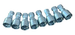 Eaton Aeroquip – 1AA4FJ4, Fitting Swivel 1/4 In Hose Female JIC (Lot of 8)