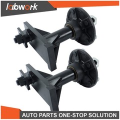 Labwork 5 × 5.5 Lug Superior Shipping Container Wheels and Bolt-On Spindle Kit