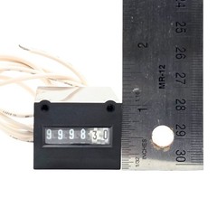 Kessler Ellis KE610F 10CPS 120VAC 6 Digit Non-Resettable Impulse Counter