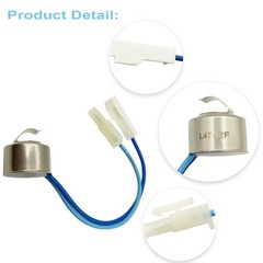 Defrost Thermostat for Refrigerator Replacement Fits Multiple Brands and Models