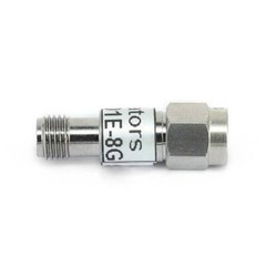 2 Watt SMA Fixed Attenuator with Brass Tri-Metal Plated Body DC-8GHz