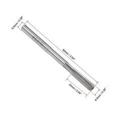 6.5mm Chucking Reamer HSS Cobalt M35 Lathe Machine Reamer D4 6 Straight Flutes