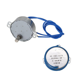 Afordable TYC-50 5-6 RPM AC110V CW/CCW Synchronous Electric Motor with 7mm Shaft