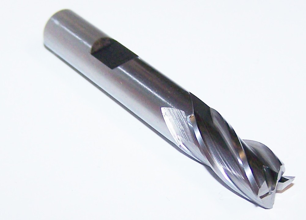 3/8″ (.3750″) 4 FLUTE END MILL HSS .750″FLUTE 2.50″ OVERALL LENGTH YG1 07055