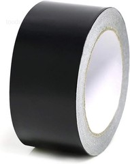 Black Aluminum Foil Tape High Temp Heavy Duty 2 INCH x 64 Feet