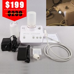 Dental Ultrasonic Piezo Scaler LED Handpiece 2*Bottle Cavitron f/ EMS WOODPECKER