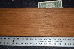 Teak Raw Wood Veneer Sheet 7 x 44 inches 1/42nd 35136-09