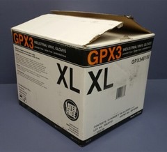 (1000 Gloves) AMMEX GPX3 Industrial Latex-Free Vinyl Glove EXTRA LARGE