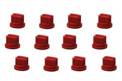 Pack of 12 – TeeJet Flat Spray Tips Red 80° Polymer 0.4 GPM @ 40 PSI TP8004VP