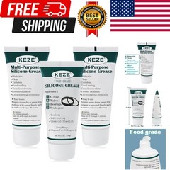 Silicone Sealant 3 Pack – NSF Grade Plumbers Grease for Food Tools