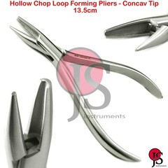 Hollow Chop Contouring Pliers Loop Forming Orthodontic Dental Plier Concave