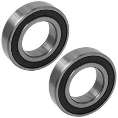 Caltric 6006-2RDQE6 6006-2RS 60062RS Rubber Sealed Ball Bearings 30x55x13 mm
