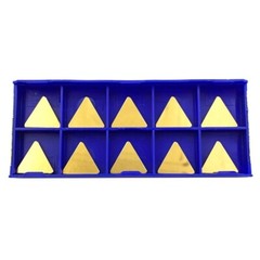 10 PC TPG-322 TP322 C6 Tin Coated Carbide Inserts Indexable Turning Tool Bit