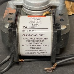 Dayton 4M078D Fan and Blower Motor 1/150HP 3000RPM 120V 60Hz CWSE Z3