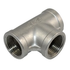 1/8″- 1″ 1/2″ NPT Tee T 3 way Female Thread Pipe Fitting Stainless Steel SS 304