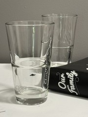 8 Vintage Libbey DuraTuff Endeavor Glasses, Stackable Heavy Duty Tumblers