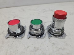 Mixed Lot 15 Pushbutton Switches Keyed Switch Reset Button See Pictures Read