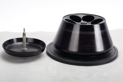 Du Pont Instruments GS-3 Sorvall Fixed-Angle Rotor With Lid – Fair Condition