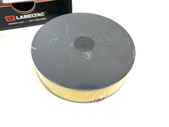 LabelTac LT101HP Pro Model High Perf. 10 Year Vinyl Label 1″ x 150′ /Roll Yellow