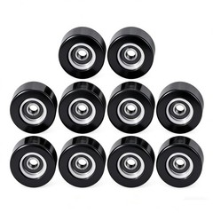 10PC 70298701 Dryer Support Roller Bearings Fits Huebsch,Speed Queen Dryer Black