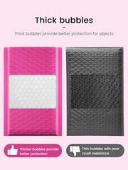 Bubble Mailers 6×10 Inches 25 Pack Padded Envelopes Self Seal Pink Shipping Bags