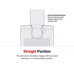 1/4 In. Drive X 9 In. Wobble Extension