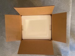 Insulated Shipping Kit Thick Polystyrene Foam with 200lb Test Carton included