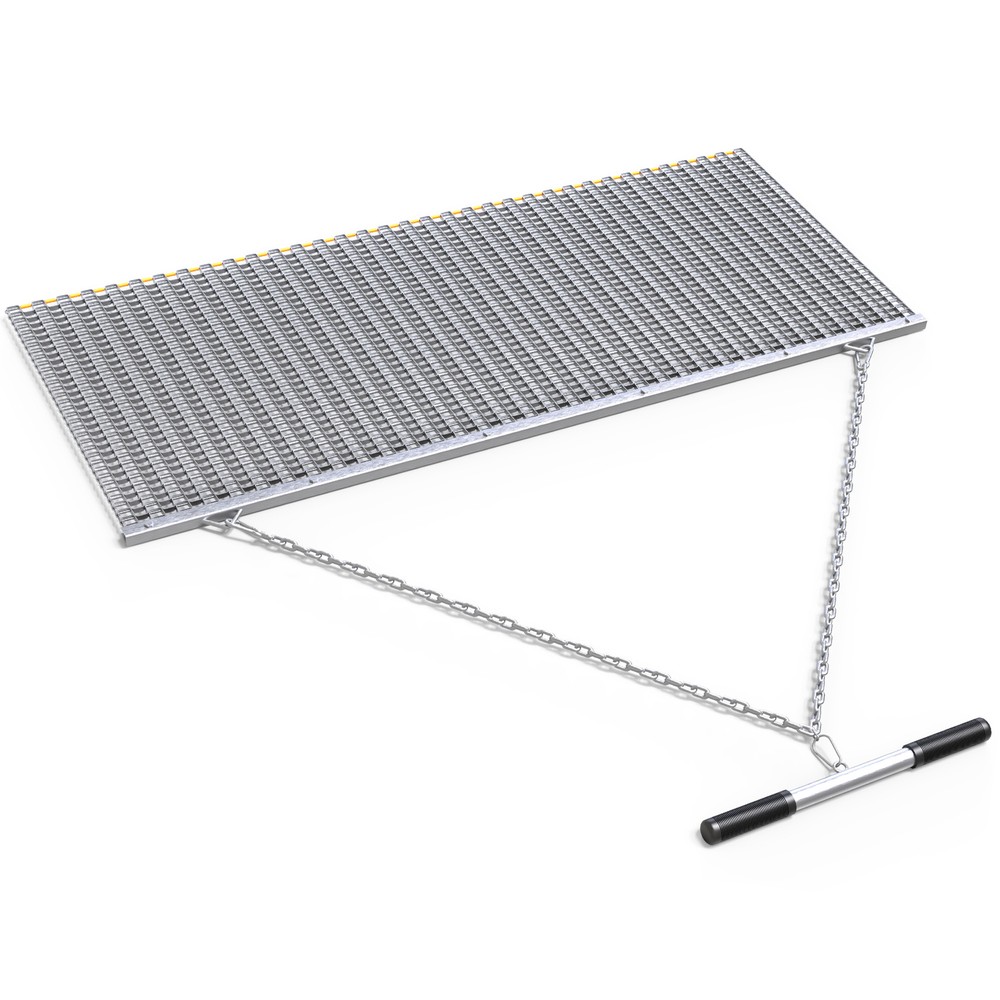 6′ x 3′ Drag Mat Heavy Duty Zinc & Steel Mesh Field Surface Leveling for ATV UTV