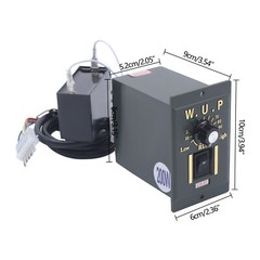 200W 110V AC Gear Motor Electric Variable with Speed Controller Single-phase 20K