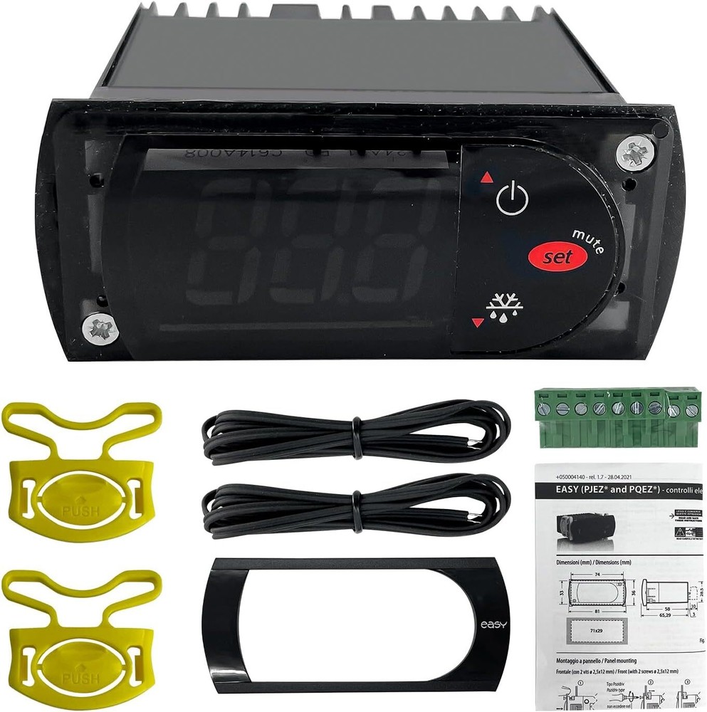 CAREL PZSTS0G001K Digital Temperature Thermostat Controller 230V/50-60HZ Probes