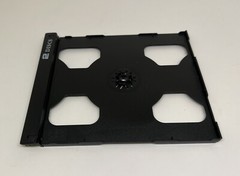 10 PCS NEW DOUBLE CD SMART TRAY, 2 DISCS PRINT, BLACK, YL28LOGO