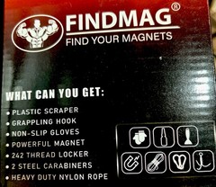 FINDMAG Premium Magnet Fishing Kit-New In Original Unopened Box